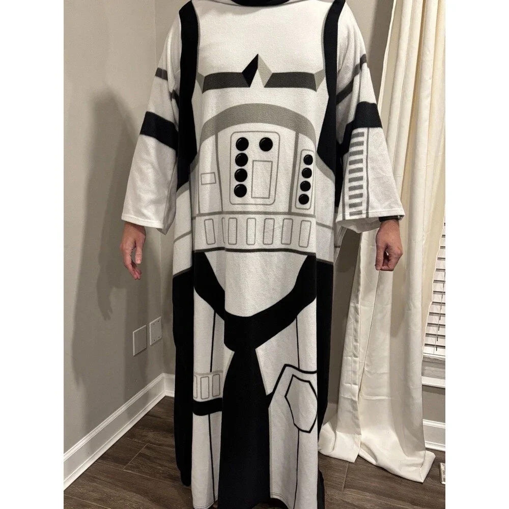 Stormtrooper Star Wars Snuggie. One‎ Size Fits Most Adults. Disney Blanket. EUC